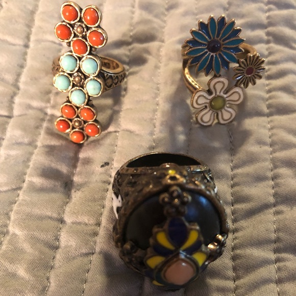 Lucky Brand Jewelry - 3 Lucky Brand Rings sz 7